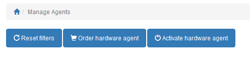 Internet monitoring agent setup