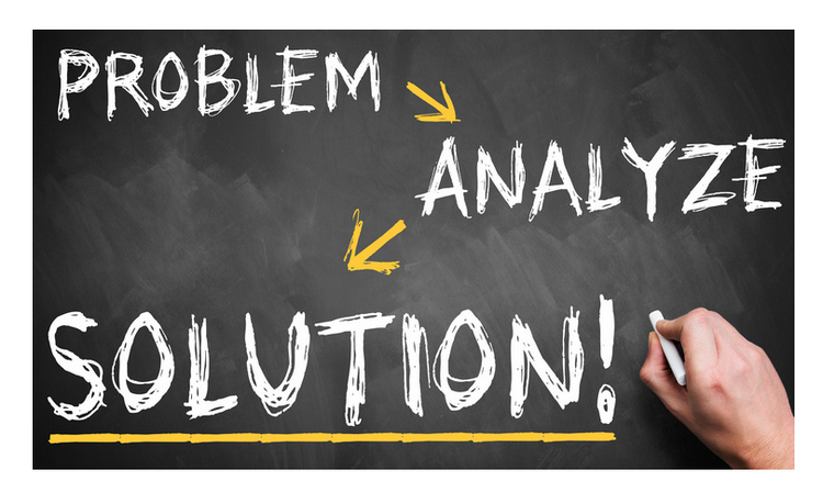 problem, analyse, solve