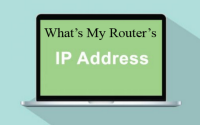 What is my router IP address to log in?