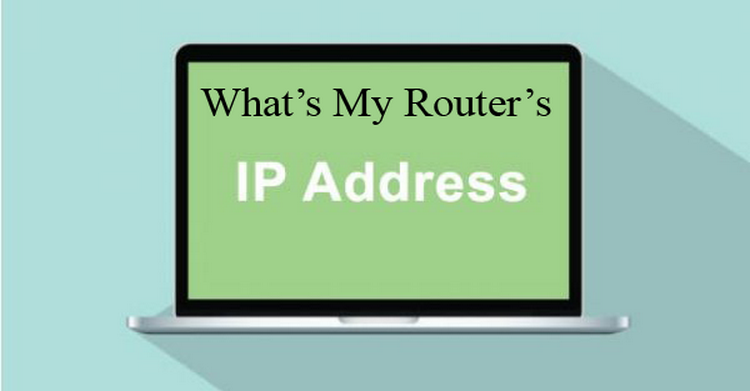 Basic image showing 'What's my routers IP address"